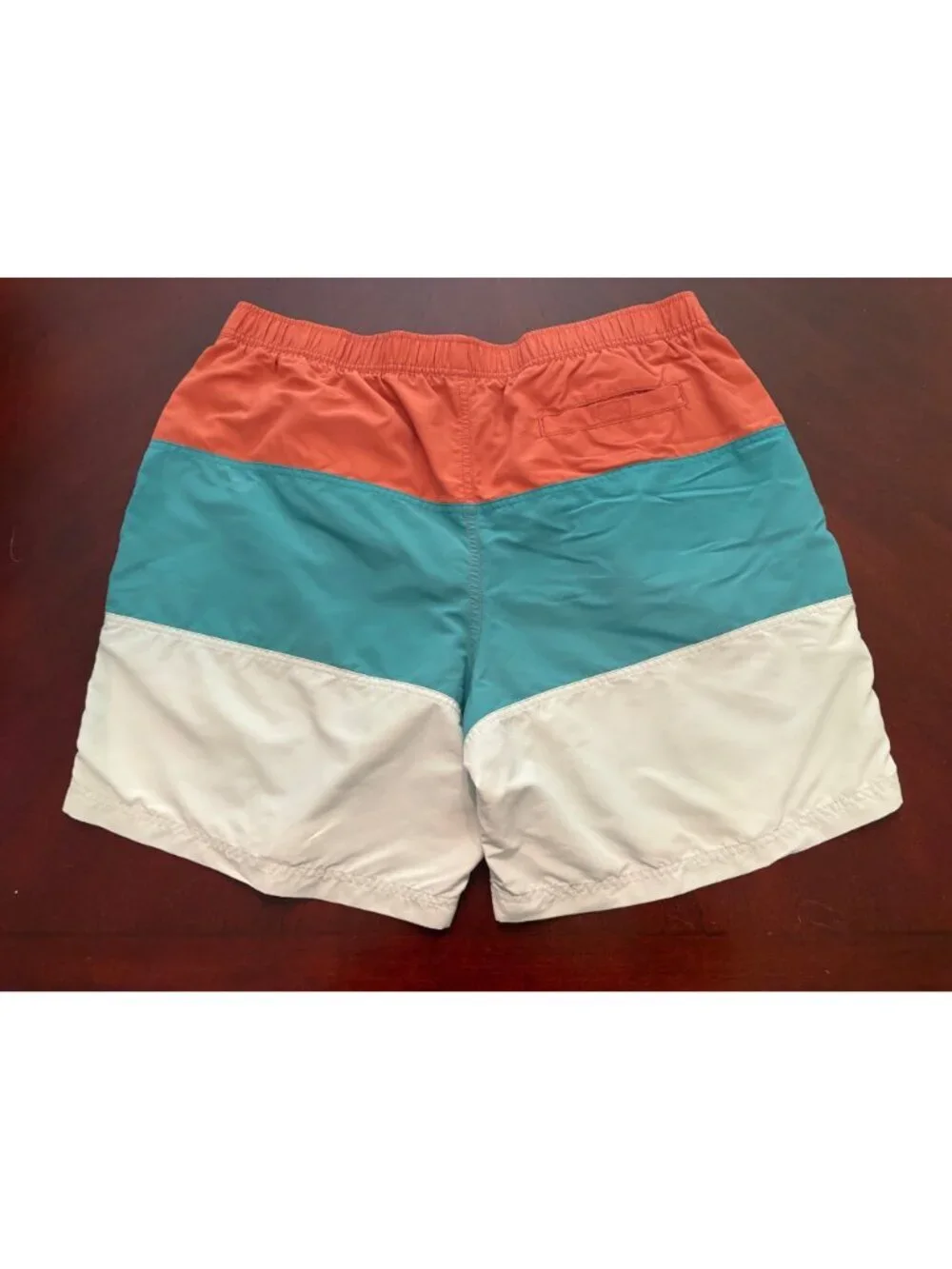 L.L.Bean Classic Supplex Sport Shorts Colorblock Lined Swim Trunks Men’s XL